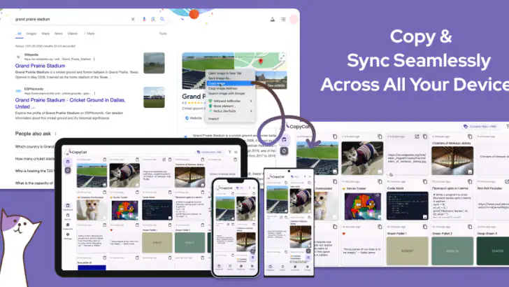 CopyCat Clipboard feature graphic