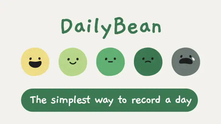 DailyBean: Simplest Journal feature graphic