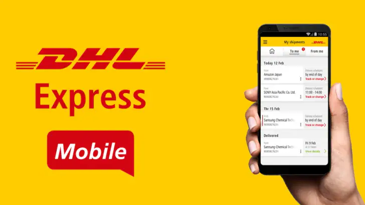 DHL Express Mobile feature graphic