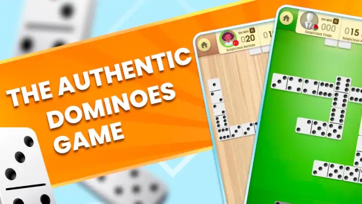 Dominoes: Classic Dominos Game feature graphic