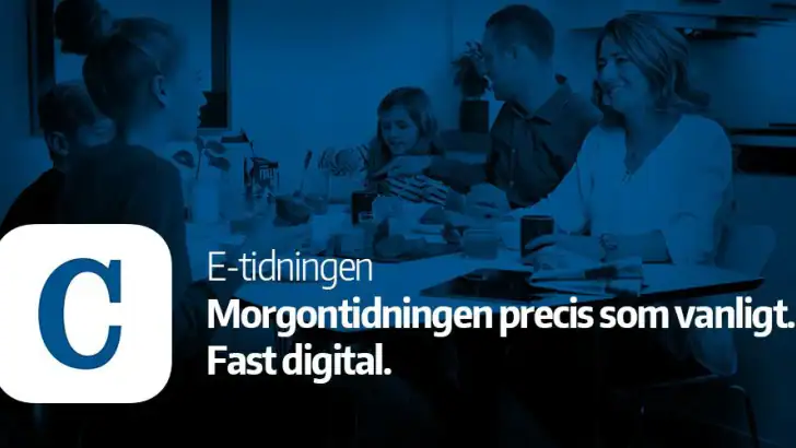 E-tidning Corren feature graphic