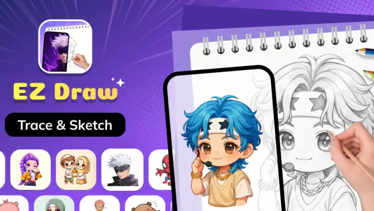 Easy Draw - AR Camera Sketch feature graphic