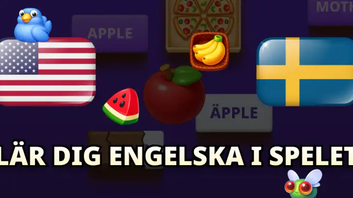 Engelska med Momo feature graphic