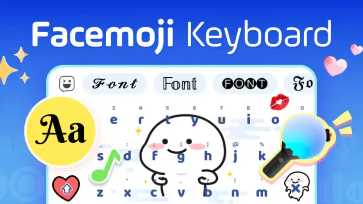 Facemoji AI Emoji Keyboard feature graphic