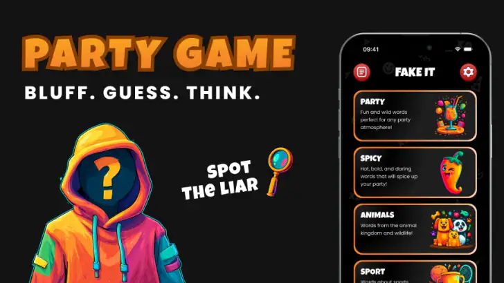 Fake It - Guess The Impostor feature graphic