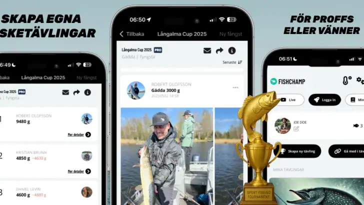 FishChamp - Sportfiske app feature graphic
