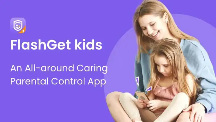 FlashGet Kids:parental control feature graphic