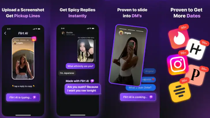 Flirt AI: Texting Assistant feature graphic