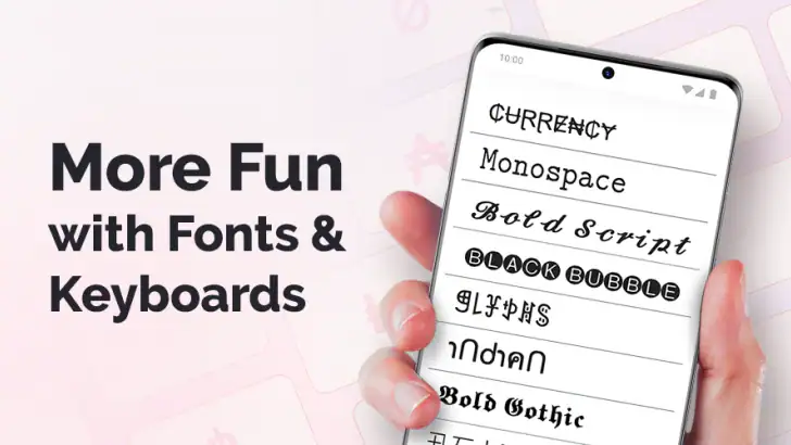 Fonts Art - Keyboard Fonts feature graphic
