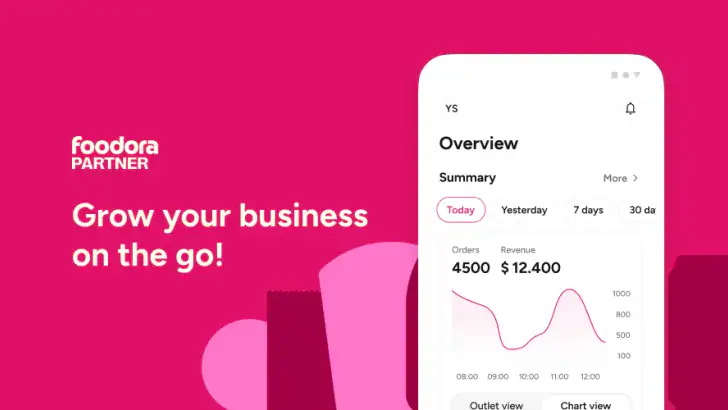 foodora partner feature graphic