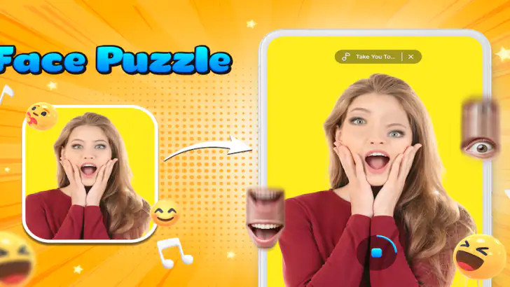 Funny Face Mashup Challenge feature graphic