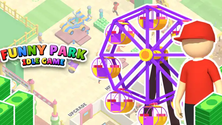 Funny Park : Idle Game feature graphic