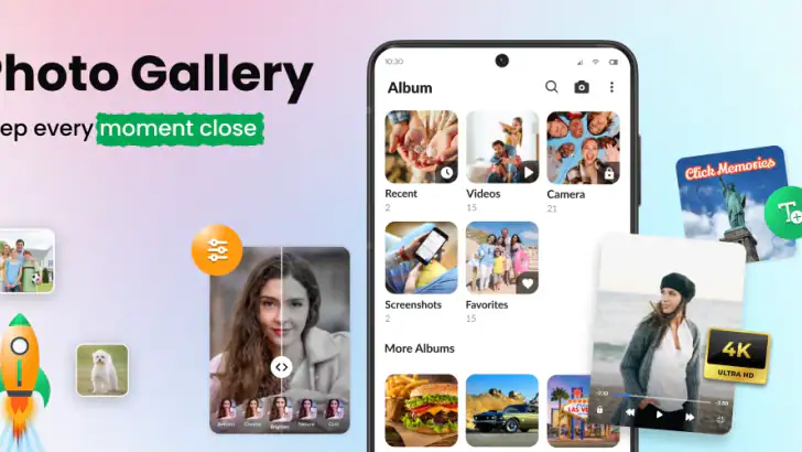Gallery - Photo Gallery feature graphic