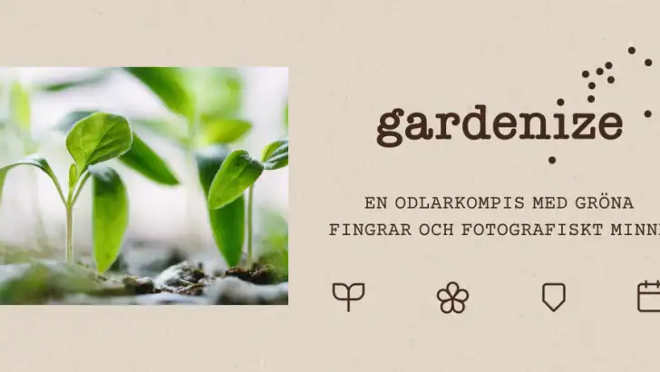 Gardenize: Trädgårdsdagbok feature graphic