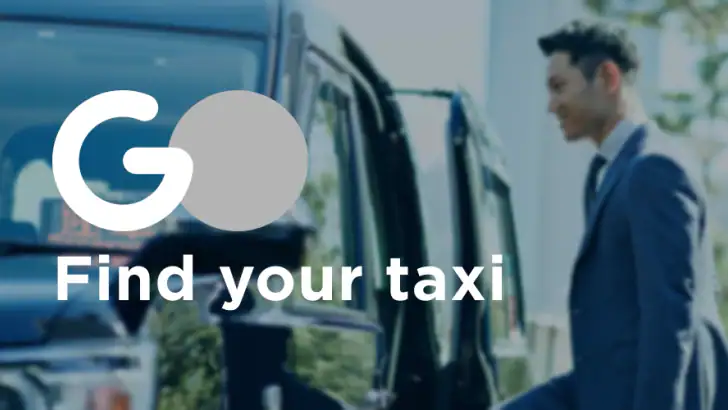 GO / Taxi app for Japan feature graphic