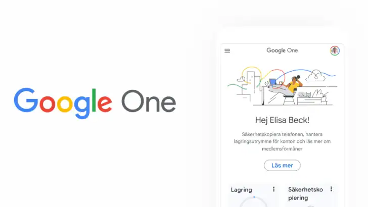 Google One feature graphic