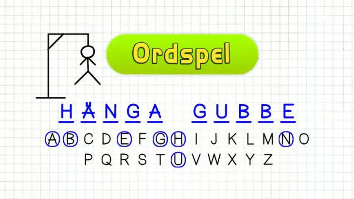Hänga gubbe - Ordspel feature graphic