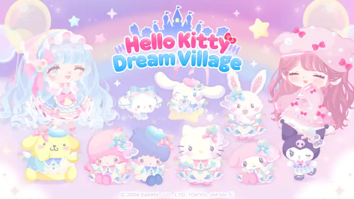 Hello Kitty Dream Village feature graphic