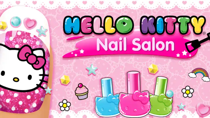 Hello Kitty Nail Salon feature graphic