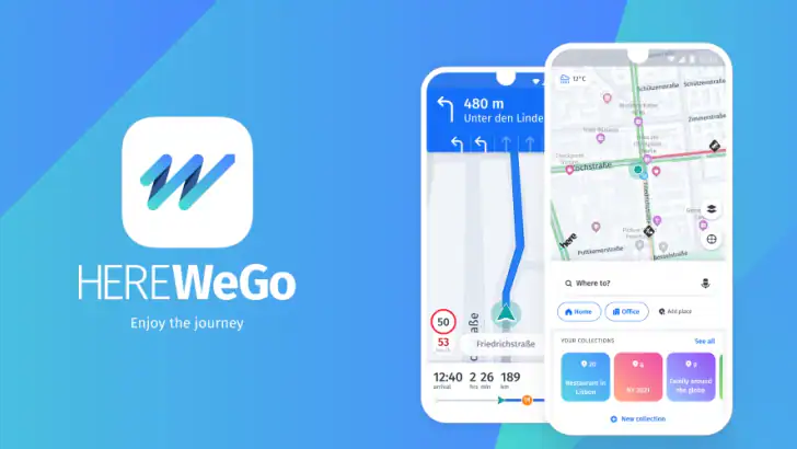 HERE WeGo: Maps & Navigation feature graphic