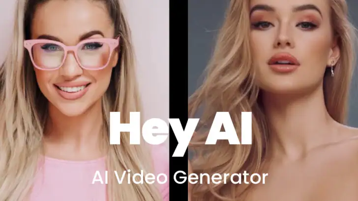 Hey - AI Gen Avatar Video feature graphic