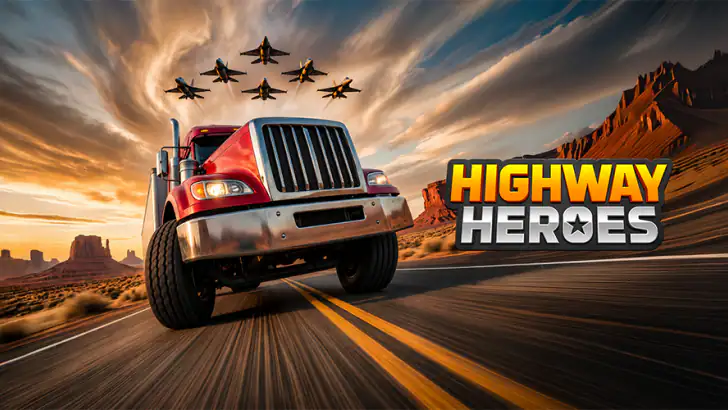 Highway Heroes: Truck Manager feature graphic