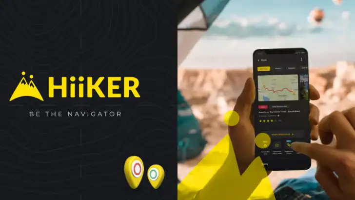HiiKER: The Hiking Maps App feature graphic