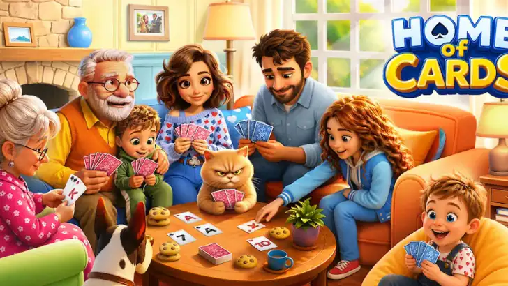 Home of Cards: Cozy Solitaire feature graphic