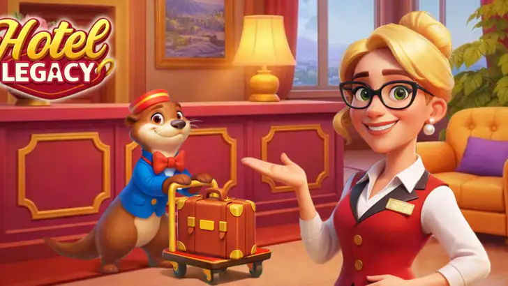 Hotel Legacy: Merge Game feature graphic