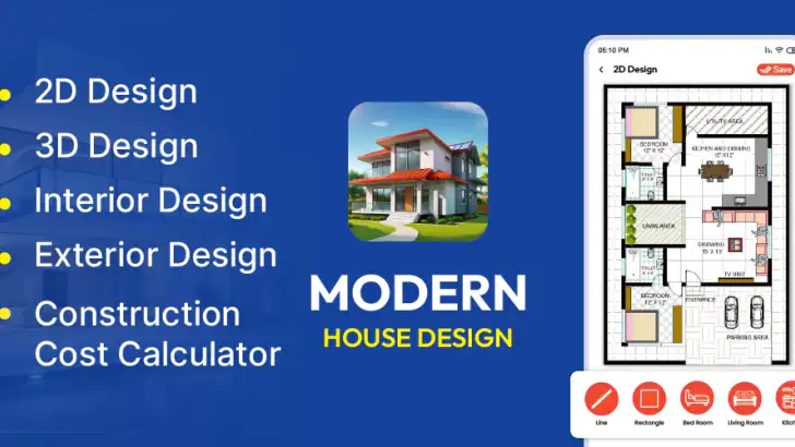 House Design 3D - Home Planner feature graphic
