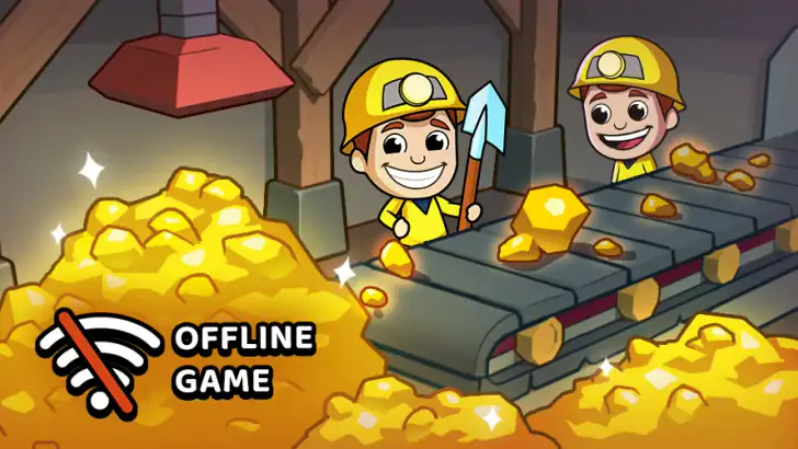 Idle Miner Tycoon - Gruv spel feature graphic
