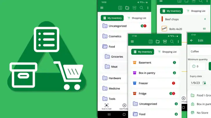 Invendo: Lager & Shopping feature graphic