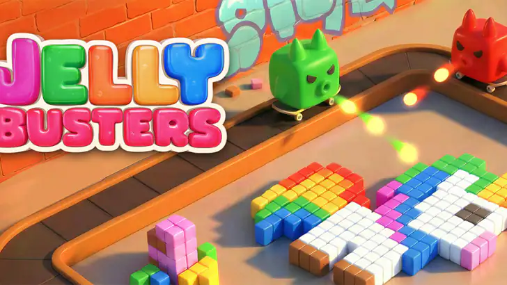 Jelly Busters: Puzzle Game feature graphic