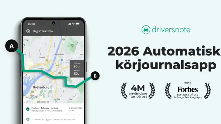 Körjournal från Driversnote feature graphic