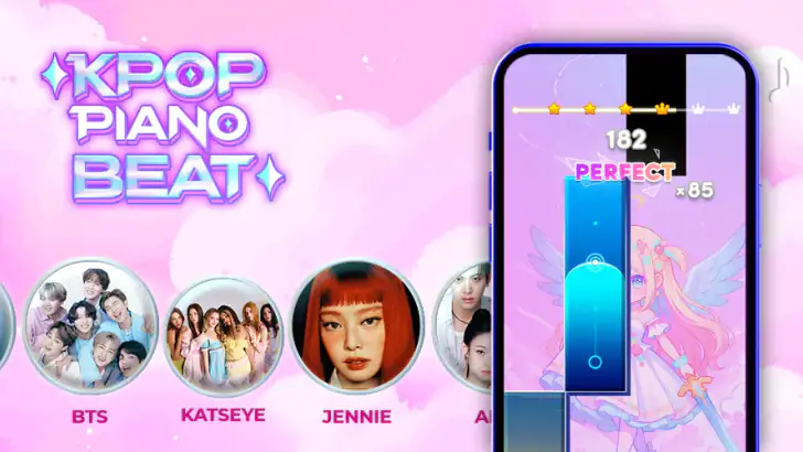 Kpop Piano Beats - Music Game feature graphic