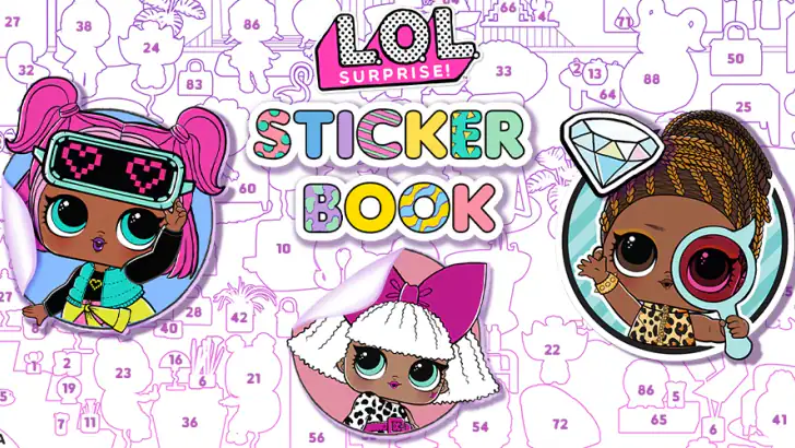 L.O.L. Surprise! Sticker Book feature graphic