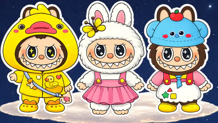 Labubu Dress Up Games for kids feature graphic