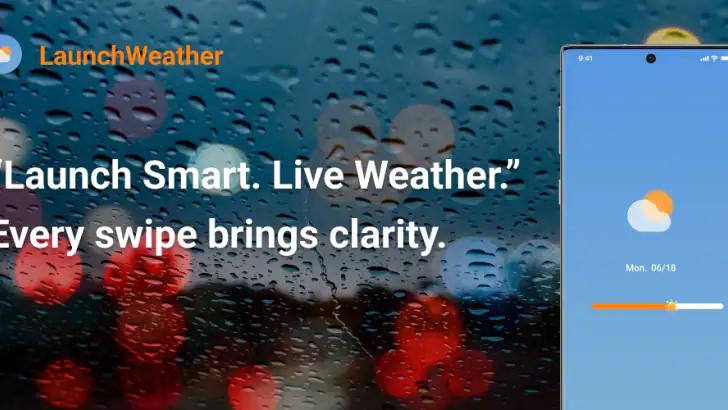 LaunchWeather feature graphic