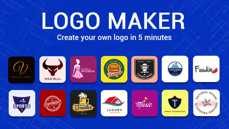 Logo maker Design Logo creator feature graphic
