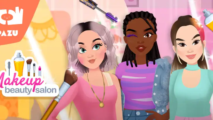 Makeup Flicka 2 - Skönhet spel feature graphic