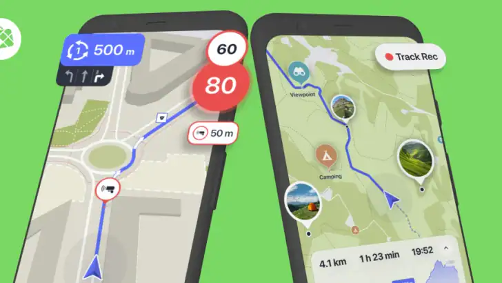 MAPS.ME: Offline maps GPS Nav feature graphic