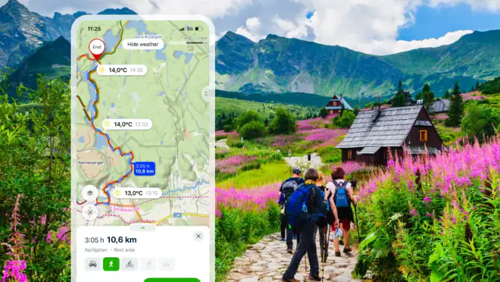 Mapy.com: Offline hiking maps feature graphic