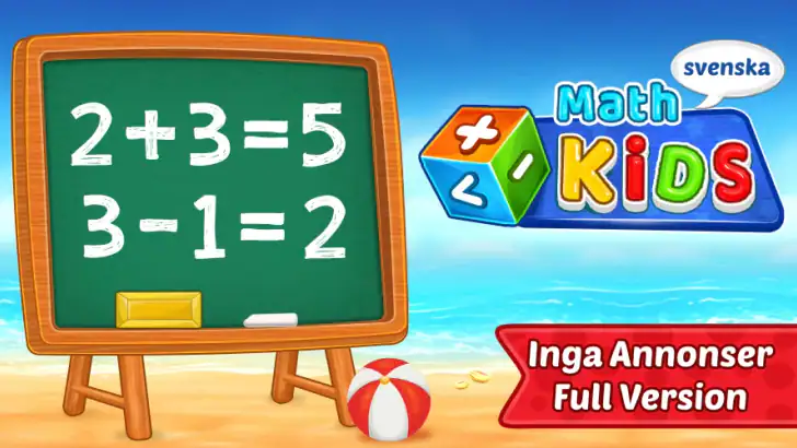 Matematik för barn på svenska feature graphic