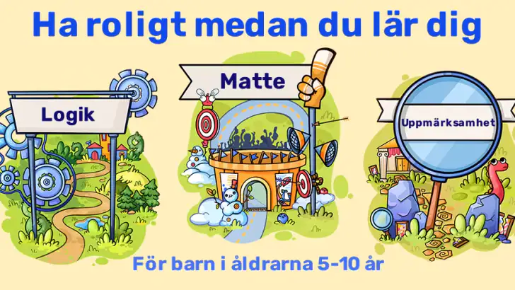 Matte spel och pussel feature graphic