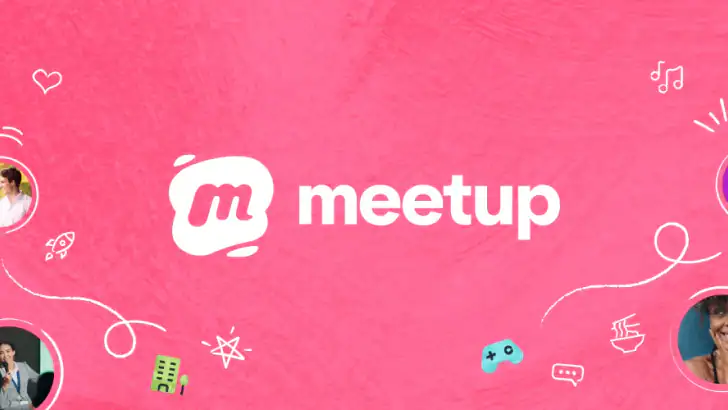 Meetup: Social Events & Groups feature graphic