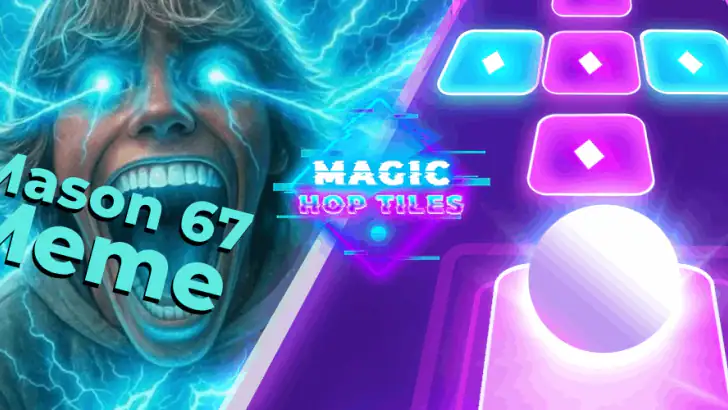 Meme Mason 67 Tiles Music Hop feature graphic