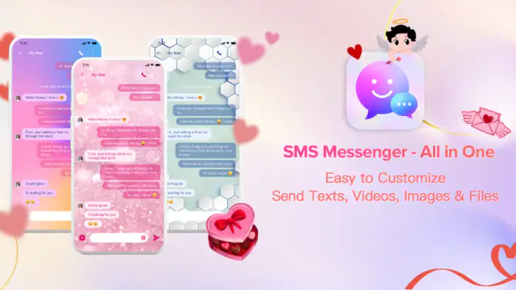 Messenger - Color SMS feature graphic