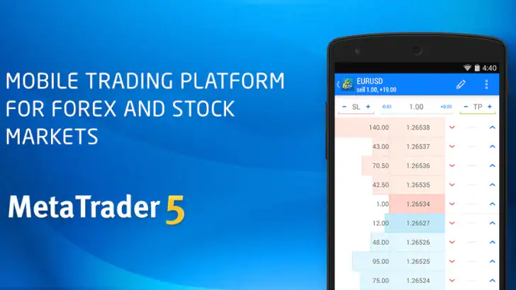 MetaTrader 5 — Forex, Stocks feature graphic