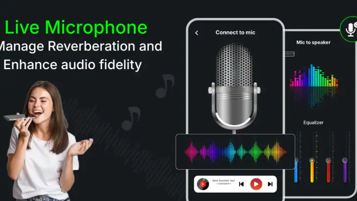 Mic to Speaker Bluetooth Mic feature graphic