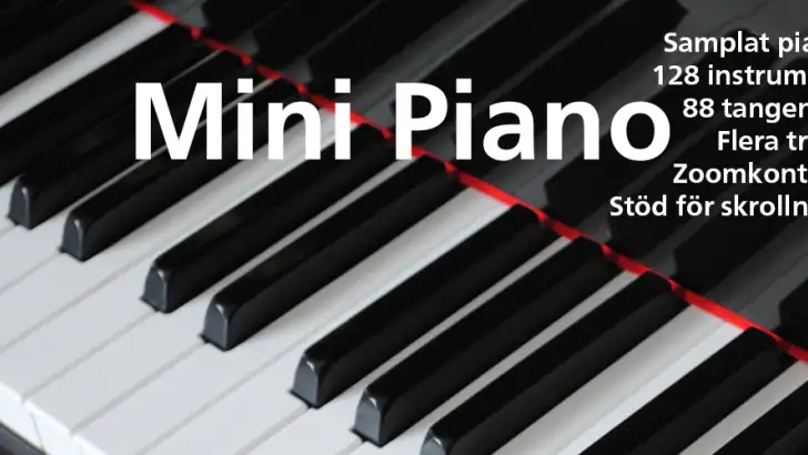 Mini Piano Lite feature graphic